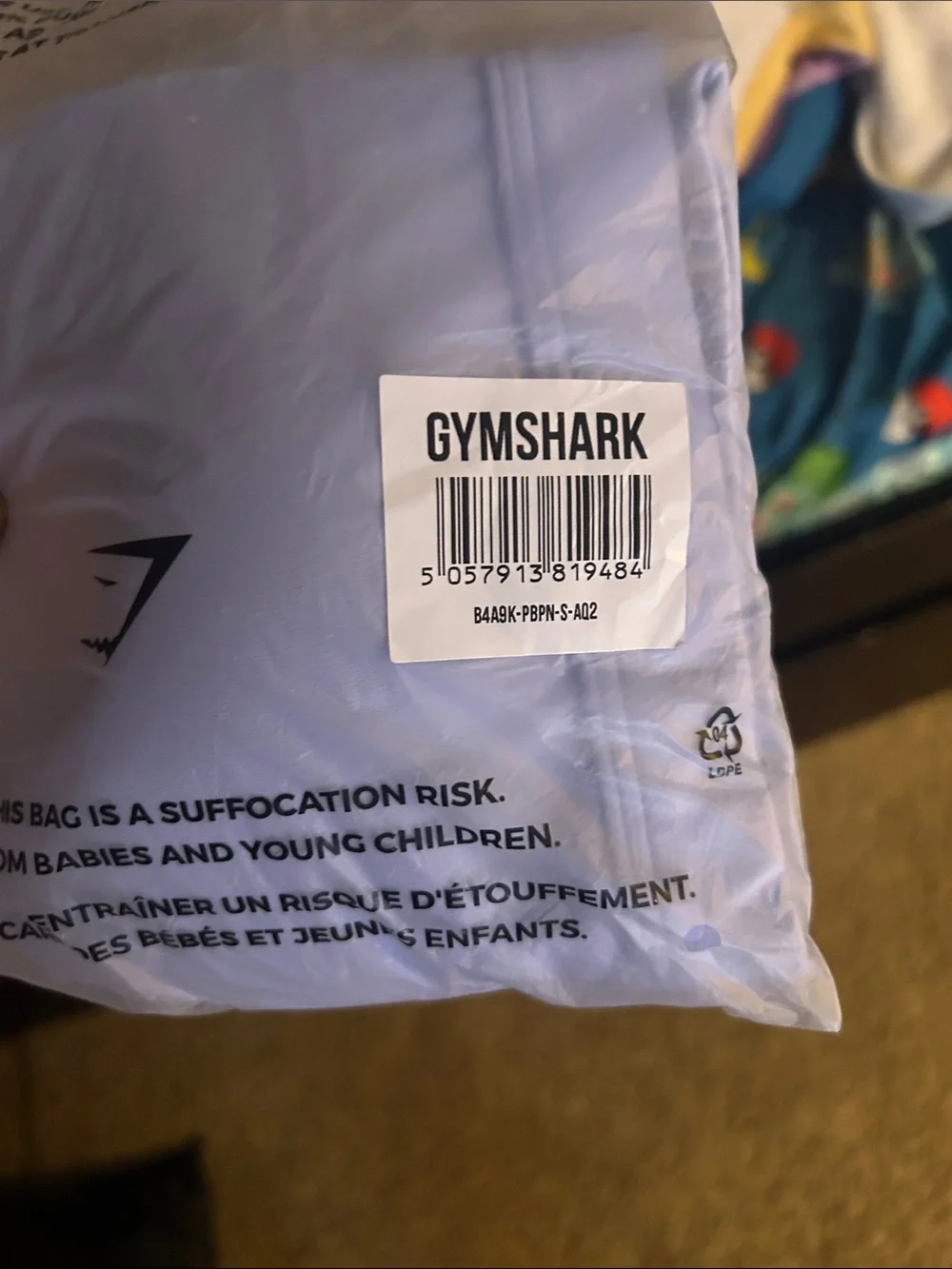 Gymshark Lavender Wrap-Front Racerback Sports Bra